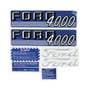 183074 | Ford Decal Set-Vinyl | Ford 4000 | 183074 | Ford Decal Set-Vinyl | Ford 4000 |
