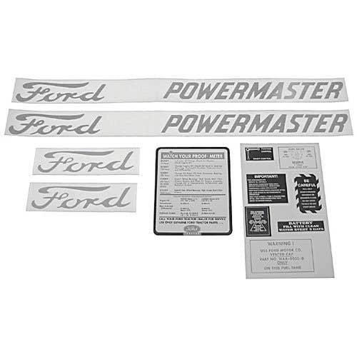 Instructions Decal Set PowerMaster Mylar fits Ford 801 841 851 861 Instructions Decal Set PowerMaster Mylar fits Ford 801 841 851 861