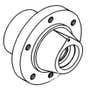 104767 | Front Wheel Hub - 6 Bolt | John Deere 2440 2640 | | R62436 104767 | Front Wheel Hub - 6 Bolt | John Deere 2440 2640 | | R62436