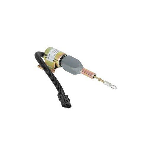Fuel Solenoid Assembly - 24V Straight Bracket fits Case CX130 9010B 9020B CX130 521D 621B 621C 821C 9010B 9020B 9030B 621D CX160 850G J932530 3931590 Fuel Solenoid Assembly - 24V Straight Bracket fits Case CX130 9010B 9020B CX130 521D 621B 621C 821C 9010B 9020B 9030B 621D CX160 850G J932530 3931590