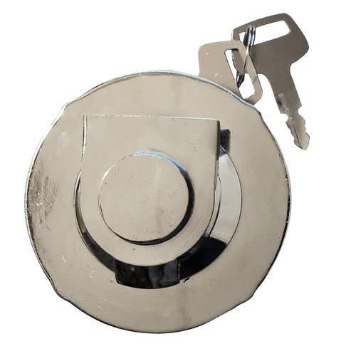 163029 | Fuel Tank Cap - Chrome | Locking | John Deere 27C 27C 27 ZTS 27 ZTS 35C 35 ZTS 35 ZTS 50 50 50ZTS 50ZTS |  | 4363380