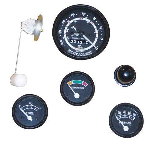 Gauge Set - 12 Volt 5-Speed Transmission fits Ford 501 601 701 2000 C3NN18187A C3NN18287A FAD9273A C3NN17360K