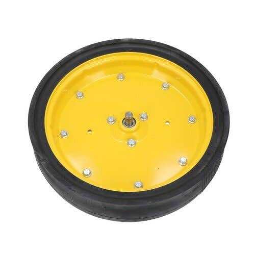 Gauge Wheel Assembly - Yellow fits John Deere DB44 DB60 DB66 DB80 DB90 1700 1710 1720 1730 1750 1760 1760NT 1770 1770NT 1780 1790 7000 7100 AA41359 Gauge Wheel Assembly - Yellow fits John Deere DB44 DB60 DB66 DB80 DB90 1700 1710 1720 1730 1750 1760 1760NT 1770 1770NT 1780 1790 7000 7100 AA41359