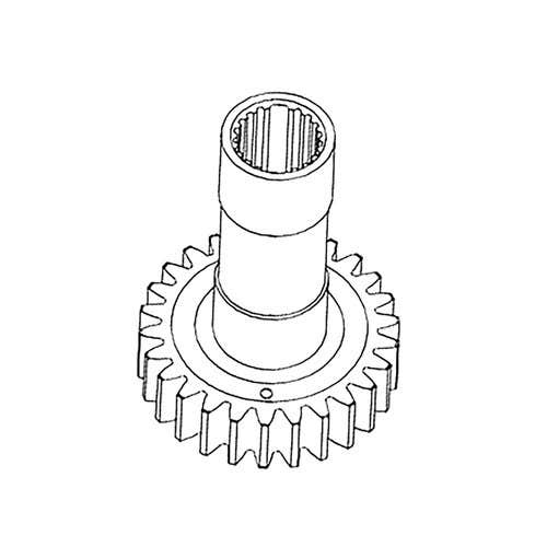 192377 | Gear Input Pinion Shaft | Case IH 2144 2166 2188 2344 2366 2377 2388 2577 2588 5088 6088 7088 |  | 184217C1