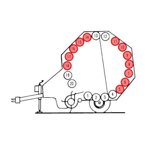 412343 | Roll | Gehl 1710 | OMC 595 596 | Owatonna 595 596 |  | 098586