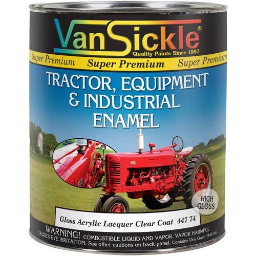 Gloss Acrylic Lacquer Clear Coat Tractor Quart fits Paint Primer / Additives Gloss Acrylic Lacquer Clear Coat Tractor Quart fits Paint Primer / Additives