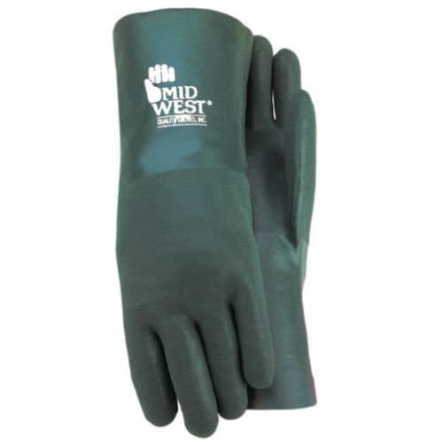 Gloves - PVC Coated Chemical Large fits Workwear Gloves 