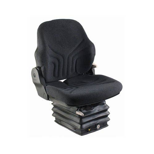 168766 | Grammer® Mid Back Seat | Black Fabric with Air Suspension | Bobcat E32 E35 E42 E45 E50 E60 E80 320 322 324 325 328 331 334 337 341 418 425 428 | Case IH Farmall 75C Farmall 75N Farmall 80 Farmall 85C Farmall 85U Farmall 90 Farmall 95 Farmall |