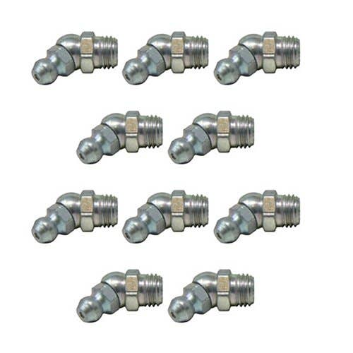 Grease Fitting - 8mm 45° Angle fits John Deere 9580 1350 1360 446 546 58M5577 fits Bush Hog 2610 2614 2615 2620 13710 13715 2415 2610L 2615L 63956