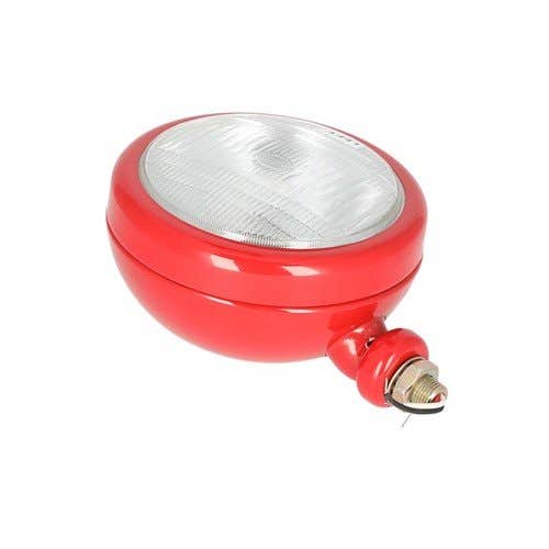 Headlight Assembly 12V Round Back Red - Left Hand fits International B414 fits Case 770 995 1200 fits David Brown 