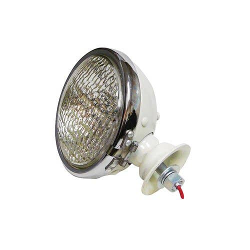 187042 | Headlight Assembly - 12V | Round | Tract-O-Lite | Chrome Ring | Ford 2N 8N 9N |  | 2N13006C | 2N13005C