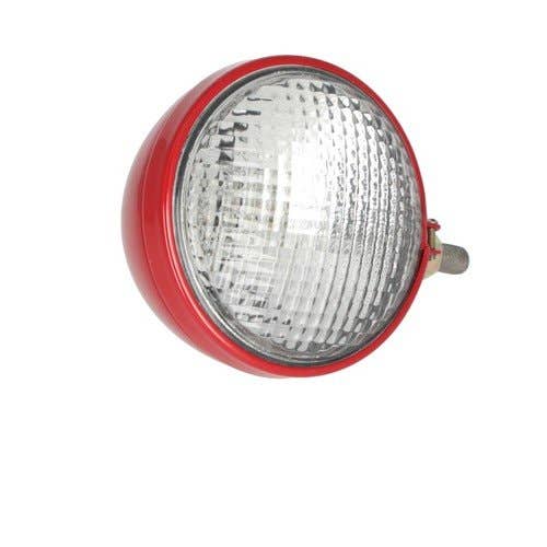 112415 | Headlight Assembly - 6V | Tear Drop Style | Red | International | 45640DB | International | Farmall | IH A B C Cub H I4 I6 I9 M O4 O6 Super A Super C Super H Super M Super W4 Super W6 Super W9 T6 TD7 TD14 TD15 TD18 W4 W6 |  | 45640DB | 61225DB
