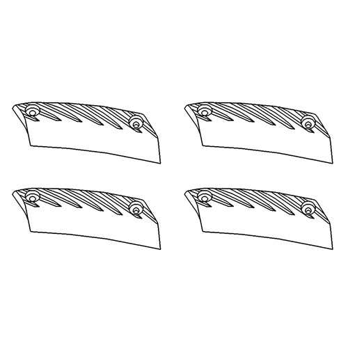 Helical Bar - 4 Pack fits International 1440 1460 1470 1480 1308829C2 1309122C1 fits Case IH 1640 1644 1660 1666 2144 2166 2344 2366 1308829C2 Helical Bar - 4 Pack fits International 1440 1460 1470 1480 1308829C2 1309122C1 fits Case IH 1640 1644 1660 1666 2144 2166 2344 2366 1308829C2