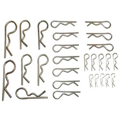 108725 | Hitch Pin Clips | 27 Piece Assortment | 5 Sizes |