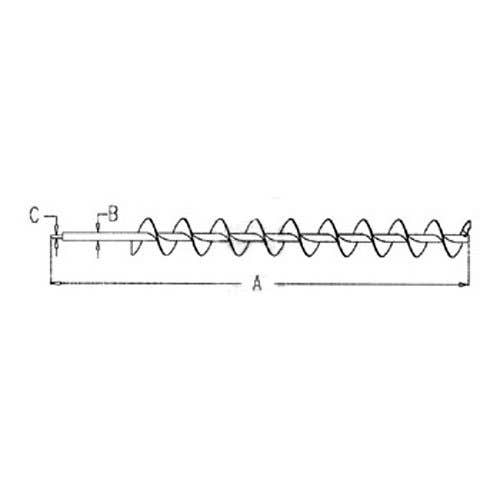 Horizontal Unloading Auger fits International 1420 1440 1460 1480 192845C1 192845C2