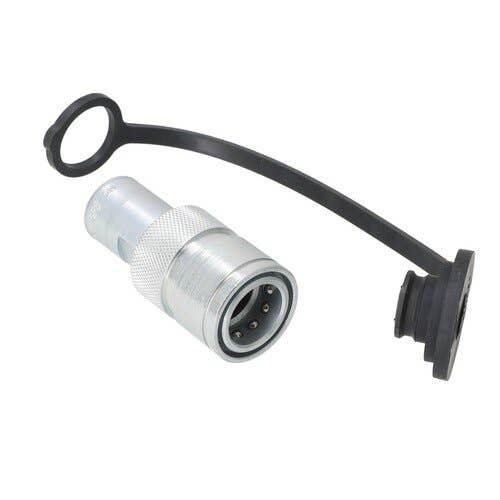 Hydraulic Breakaway Coupler Female with Rubber Plug fits Case A147888 fits Case IH 4210 4230 495 595 695 895 685 885 A147741 fits McCormick A177478 Hydraulic Breakaway Coupler Female with Rubber Plug fits Case A147888 fits Case IH 4210 4230 495 595 695 895 685 885 A147741 fits McCormick A177478