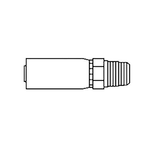 182280 | Hydraulic Fitting | HC-MP | Male NPFT Pipe | Rigid | Straight |  | HY06-06MP | 06M-106 | 06U-106