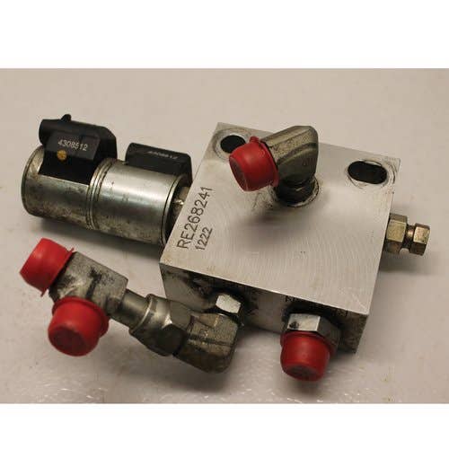Used Hydraulic Flow Control Valve fits John Deere 8225R 8245R 8270R 8295R 8295RT 8320RT 8345RT 8130 8230 8230T 8330 8330T 8430 8430T 8530 RE268241 Used Hydraulic Flow Control Valve fits John Deere 8225R 8245R 8270R 8295R 8295RT 8320RT 8345RT 8130 8230 8230T 8330 8330T 8430 8430T 8530 RE268241