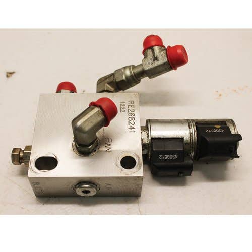 434867 | Hydraulic Flow Control Valve | John Deere S660 S670 S670HM T560 T660 T670 W650 W660 7280 7380 7480 7580 7780 8130 8225R 8230 8230T 8245R 8270R 8295R 8295RT 8320R 8320RT 8330 8330T 8345R 8345RT 8430 8430T 8530 |  | RE268241