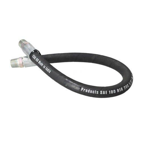 118256 | Hydraulic Hose | 24" x 1/2" with 1/2" NPT Rigid Male Ends |