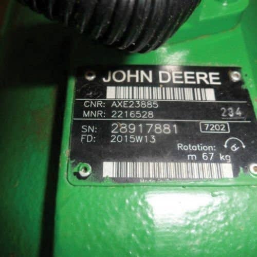 431240 | Hydraulic Motor | John Deere S660 S670 9770 STS |  | AXE23885 | PG203343