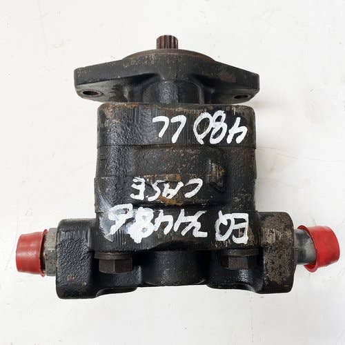 Used Hydraulic Pump fits Case 480C 480D 480E 480ELL 480F 480FLL 480LL 584C 584D 585C 585D 585E 586C 586E 480ELL 584C 584D 585C 585D 585E 586E D73079 