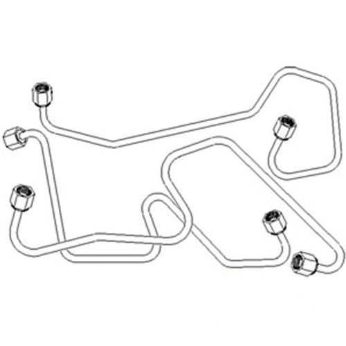 162942 | Injection Line Set- 3 Cylinder | Ford | New Holland | Ford 256 5000 5100 5200 |  | D2NN9A555A | D2NN9A556A | D2NN9A557A