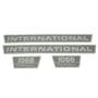 100998 | International 1066 Decal Set | Hoods and Model Numbers | Black/Gold | Vinyl | International | Farmall | IH 1066 | 100998 | International 1066 Decal Set | Hoods and Model Numbers | Black/Gold | Vinyl | International | Farmall | IH 1066 |