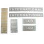 100965 | International 140 Decal Set | Black/Gold | Vinyl | International | Farmall | IH 140 140 | 100965 | International 140 Decal Set | Black/Gold | Vinyl | International | Farmall | IH 140 140 |