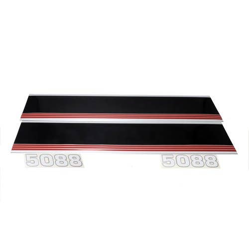 183434 | International 5088 Hood and Cab Decal Set | Mylar | International | Farmall | IH 5088 |