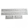 100992 | International 656 Decal Set | Hoods and Model Numbers | Black/Chrome | Vinyl | International | Farmall | IH 656 | 100992 | International 656 Decal Set | Hoods and Model Numbers | Black/Chrome | Vinyl | International | Farmall | IH 656 |