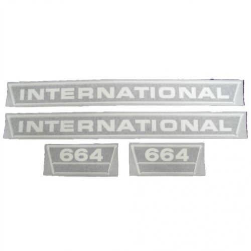 664 Decal Set Hoods and Model Numbers Vinyl fits International 664 664 Decal Set Hoods and Model Numbers Vinyl fits International 664