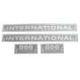 100996 | International 666 Decal Set | Hoods and Model Numbers | Black/Chrome | Vinyl | International | Farmall | IH 666 | 100996 | International 666 Decal Set | Hoods and Model Numbers | Black/Chrome | Vinyl | International | Farmall | IH 666 |