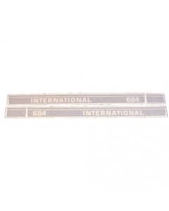 100982 | International 684 Hoods Decal Set | Vinyl | International | Farmall | IH 684 |