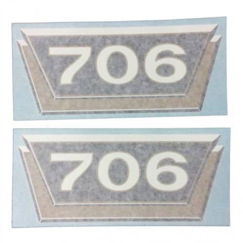 706 Decal Set Model Number Only Black/Gold Vinyl fits International 706 706 Decal Set Model Number Only Black/Gold Vinyl fits International 706