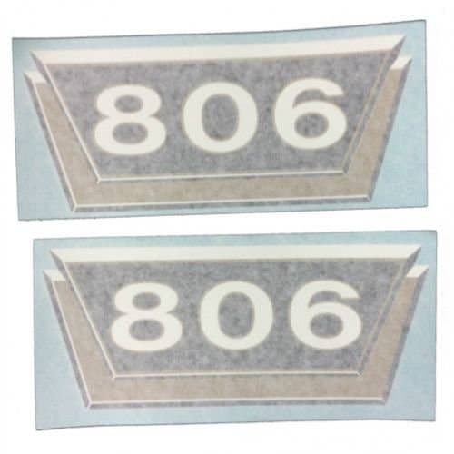 806 Decal Set Model Number Only Black/Gold Vinyl fits International 806 806 Decal Set Model Number Only Black/Gold Vinyl fits International 806