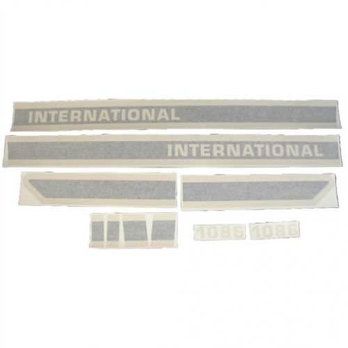 101015 | International Decal Set | 1086 Black Stripe | Vinyl | International | Farmall | IH 1086 |
