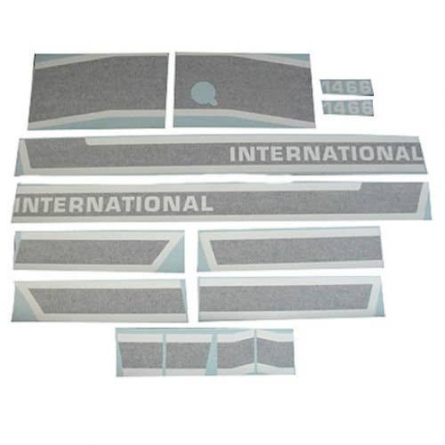 101009 | International Decal Set | 1466 Black Stripe | Vinyl | International | Farmall | IH 1466 |