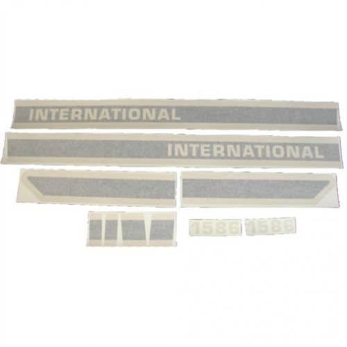 101017 | International Decal Set | 1586 Black Stripe | Vinyl | International | Farmall | IH 1586 |