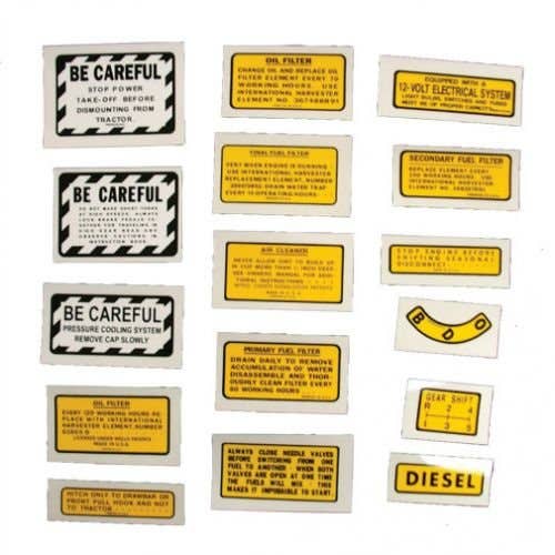101084 | International Decal Set | 350 Diesel | Mylar | International | Farmall | IH 350 |