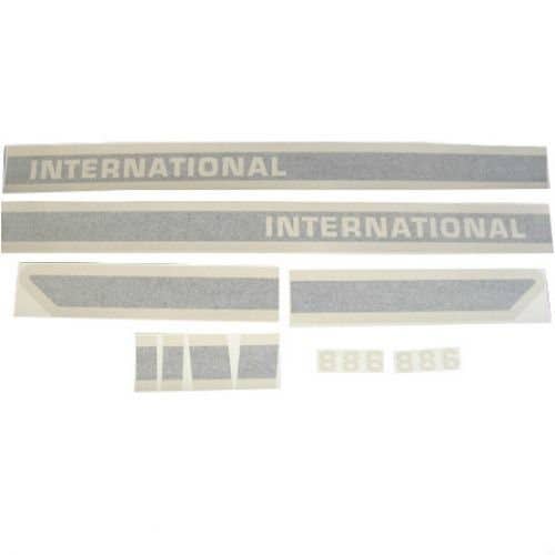 101013 | International Decal Set | 886 Black Stripe | Vinyl | International | Farmall | IH 886 |