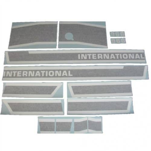 Decal Set 966 Black Stripe Vinyl fits International 966 Decal Set 966 Black Stripe Vinyl fits International 966