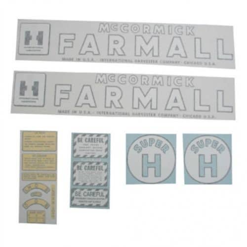 Decal Set Super H Vinyl fits International Super H 