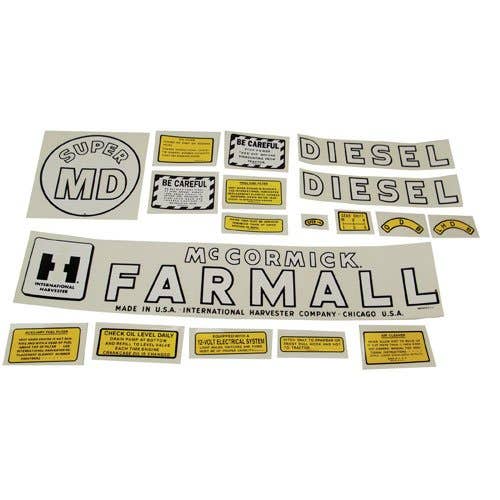 Decal Set Super MD Mylar fits International Super M 
