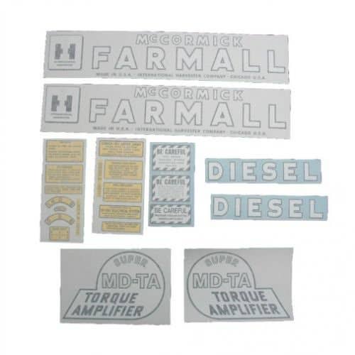 Decal Set Super MD-TA Vinyl fits International Super M Decal Set Super MD-TA Vinyl fits International Super M