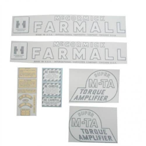 100940 | International Decal Set | Super MTA | Vinyl | International | Farmall | IH Super M |