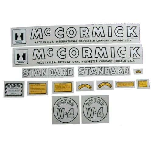Decal Set Super W4 Mylar fits International Super W4 Decal Set Super W4 Mylar fits International Super W4