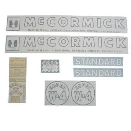 100944 | International Decal Set | Super W4 | Vinyl | International | Farmall | IH Super W4 |