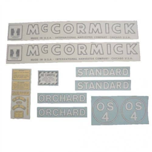 100921 | International McCormick Decal Set | OS-4 Standard/ Orchard | Vinyl | International | Farmall | IH O4 |