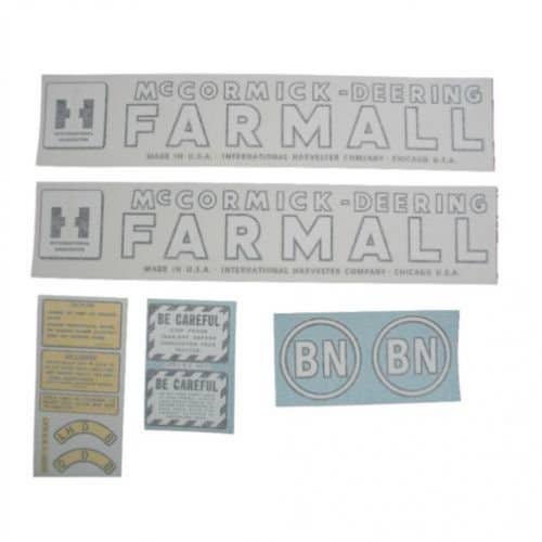 McCormick-Deering Farmall Decal Set BN Vinyl fits International B McCormick-Deering Farmall Decal Set BN Vinyl fits International B